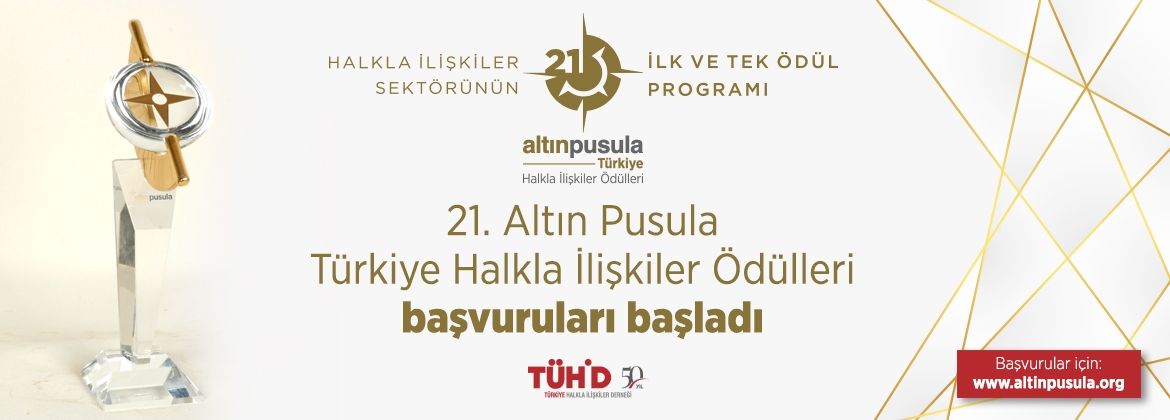 21. Altın Pusula Türkiye Halkla İlişkiler Ödülleri Heyecanı Başlıyor